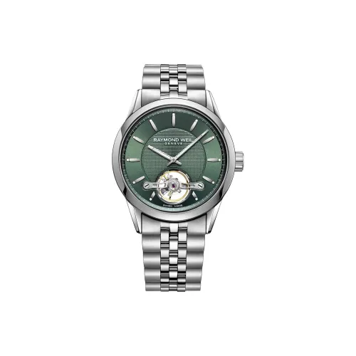 Raymond Weil Автоматический Механический Механизм Мужские Часы 42 мм Зеленый