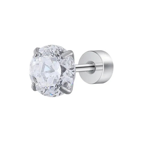 MISS XIA JWY Титановые стальные серьги-гвоздики унисекс