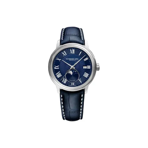 Raymond Weil Автоматический Механический Механизм Мужские Часы 39,5 мм Синий