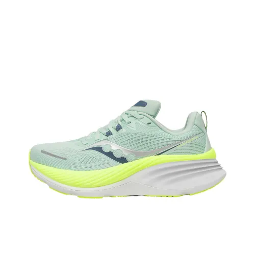 Saucony Hurricane 24 Амортизация Низкий Топ Бег на длинные дистанции Обувь Женская Зеленая