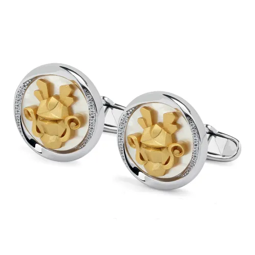 MAVIN MARVY Запонки из серебра 925 пробы Унисекс