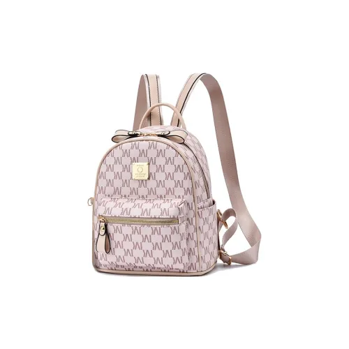 MINLUBAOLUO ПВХ Рюкзак Женский Белый Черный