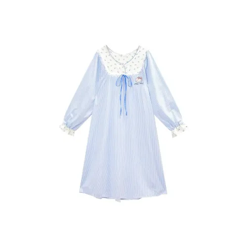 GUKOO x Hello Kitty Ночная сорочка Женская Облако Гора Синий