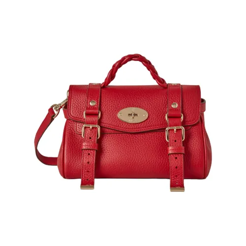 Mulberry Alexa Сумка через плечо из коровьей кожи мини-сумка женская красная