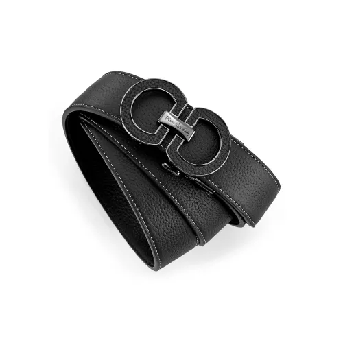 PIERRE CARDIN Ремни из крупнозернистой текстуры коровьей кожи мужской 3,6 см