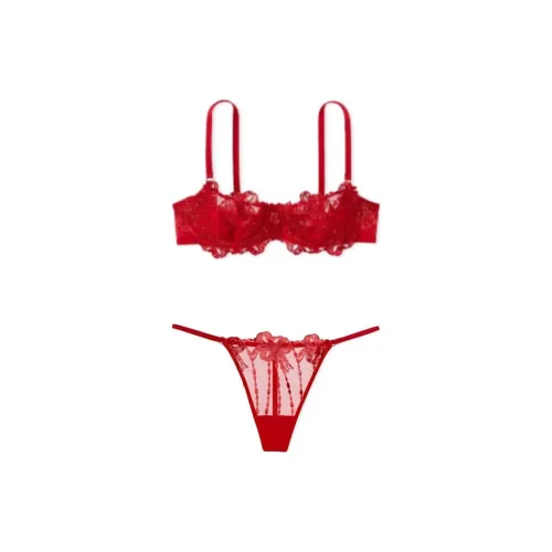 Victoria's Secret Комплект нижнего белья для женщин красный