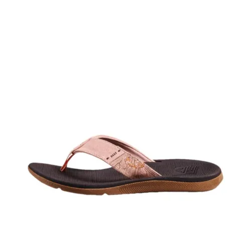 REEF Устойчивые к истиранию противоскользящие шлепанцы женские розовые