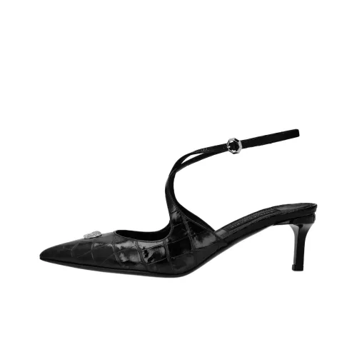 PHILIPP PLEIN Узкий каблук Высокие каблуки 5,5 см Женские Черный