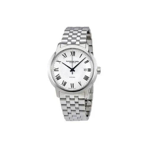 Raymond Weil Автоматический Механический Механизм Мужские Часы 40 мм Серебряный