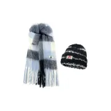 2 пачки (Синий шарф в клетку + Полосатый худи)