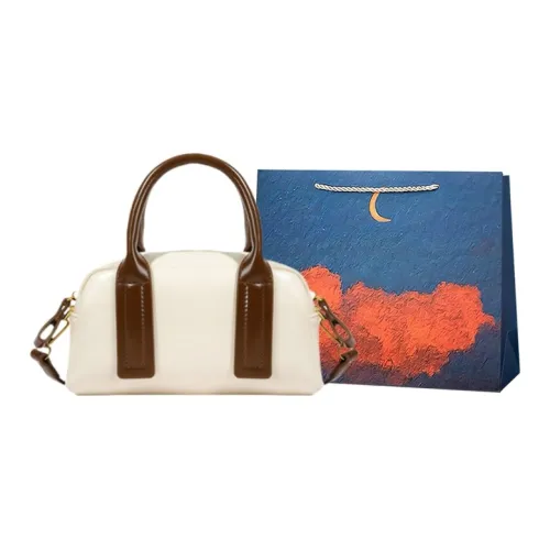 Elsvet ПУ (полиуретан) Сумка Женская Экрю Черный Хаки Коричневый