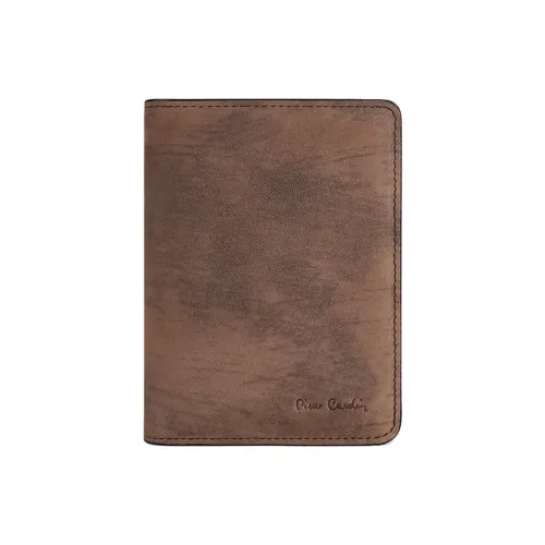 PIERRE CARDIN Коровья кожа Кошелек Мужской Кофе