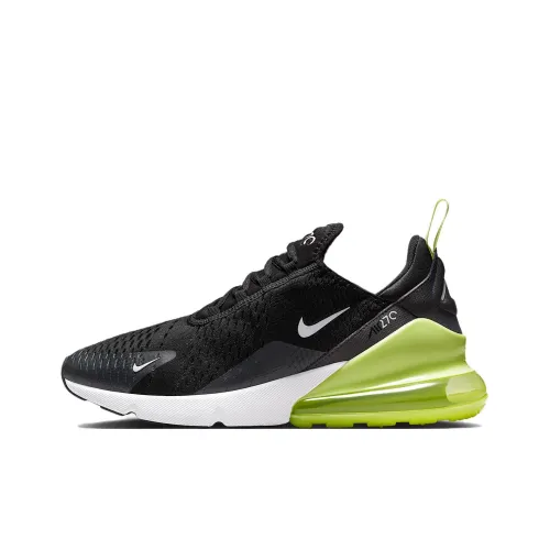 Nike Air Max 270 Low Топ Повседневная обувь Мужская Черный Белый