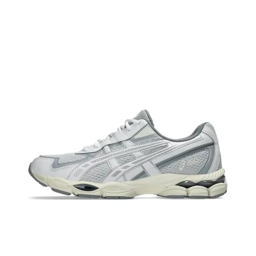 Asics Gel NYC 2055 Устойчивый к истиранию Низкий Топ Повседневные Беговые кроссовки Унисекс Серый Белый
