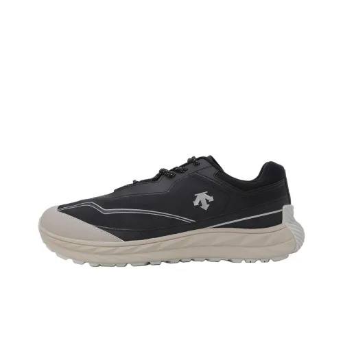 DESCENTE Slip-resistant Abrasion-resistant Low Top Casual Shoes Unisex Black DESCENTE Противоскользящий Устойчивый к истиранию Низкий Топ Повседневная Обувь Унисекс Черный