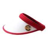 Белый + Красный Комбинированный (Козырек 12 см)