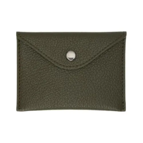 Lemaire Козья кожа Держатель для карт Мужской Темно-зеленый