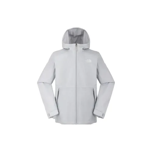 The North Face Поход Водонепроницаемый и Ветрозащитный Ветровка Мужская Звездный Серый