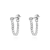 2 серебряных цепочки