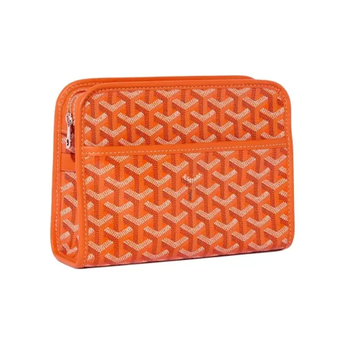 GOYARD JOUVENCE Холст Туалетная сумка Маленькая Унисекс Оранжевая