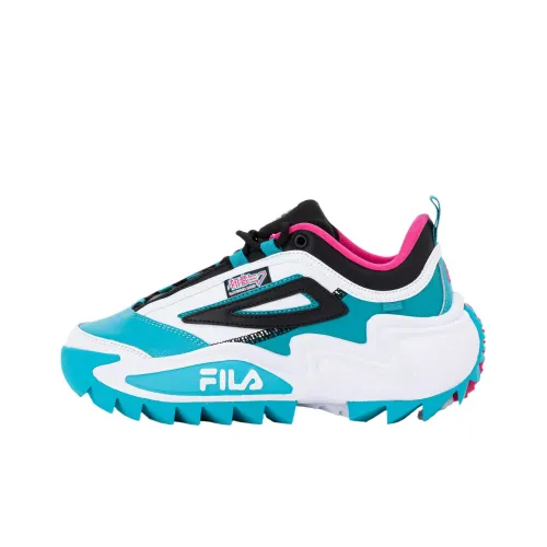 CHUYINWEILAI x FILA Twister Амортизация Низкий Топ Повседневная Обувь Унисекс Синий