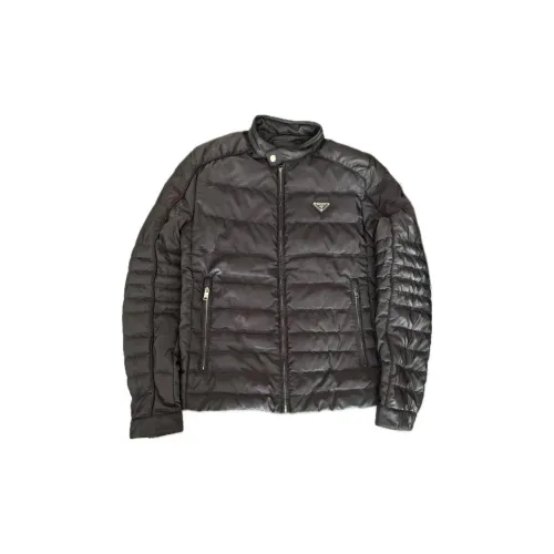PRADA Мужские черные пуховики