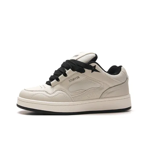 STUR YSN Износостойкий и Легкий Низкий Топ Скейтборд Кроссовки Женские Серые