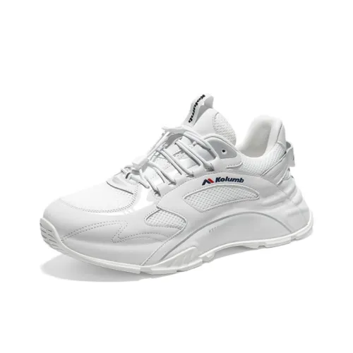 KOLUMB Slip Резистентный Дышащий Легкий Низкий Топ Повседневный Мужской Белый