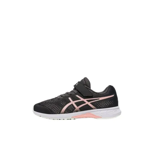 Asics Lazerbeam RH Устойчивый к истиранию Дышащий Низкий Топ Детская Беговая Обувь Черный для детей 3-7 лет