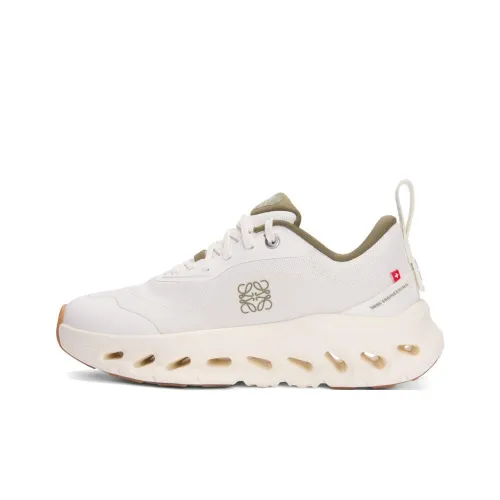 On x LOEWE Cloudtilt 2,0 2,0 Низкий Топ Повседневная Обувь Женская Белый Зеленый