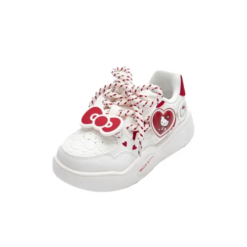 Balabala противоскользящий устойчивый к истиранию низкий топ для детских скейтбординга белый и красный цвет тон для детей от 3 до 7 лет