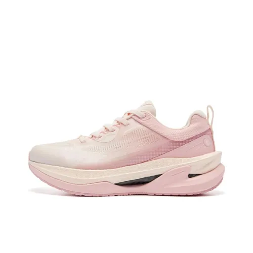 QIAODAN Slip-resistant Abrasion-resistant Low Top Casual Running Shoes Women's Pink QIAODAN Противоскользящий Устойчивый к истиранию Низкий Топ Повседневные Беговые Кроссовки Женские Розовые
