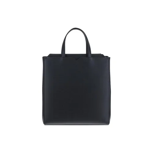 Valextra Телячья кожа Тоут Сумка Сумка для покупок Сумка Мужская Черная