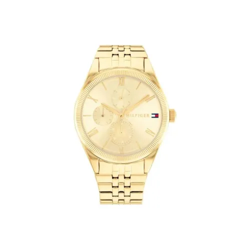 Tommy Hilfiger Кварцевый механизм, женские часы, 38 мм, золотой