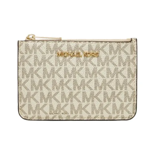 MICHAEL KORS Jet Set Travel Искусственная кожа Монетница Маленький Женский Wheat Wave Золотой