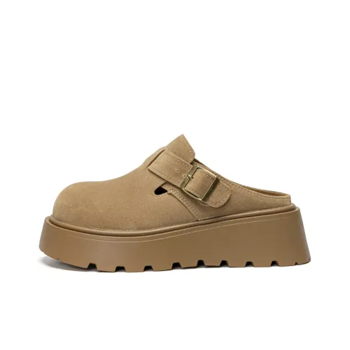 EXULL Q Тихий противоотражающий устойчивый к истиранию домашние тапочки женские хаки