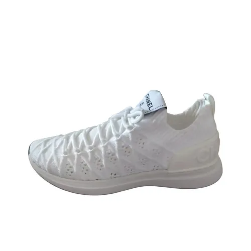 CHANEL 23B Низкий Топ Повседневная Обувь Женская Белая