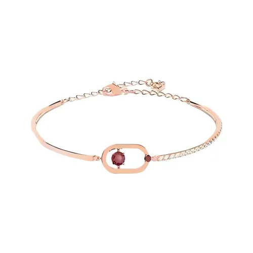 Swarovski Искусственный кристалл Браслеты Унисекс Розовое золото