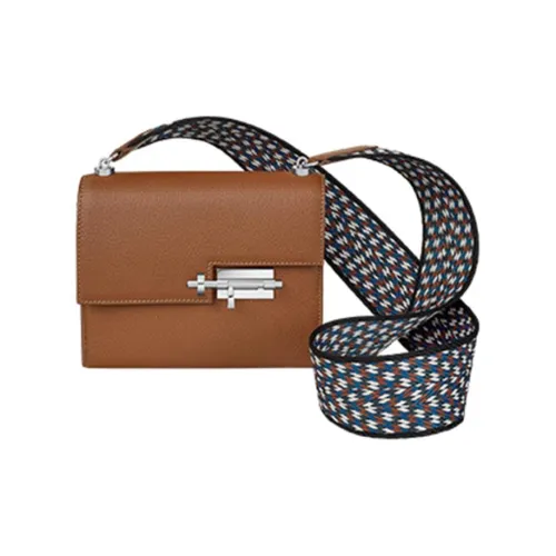 HERMES Verrou Hazel Коричневый Черный Белый Темно-синий