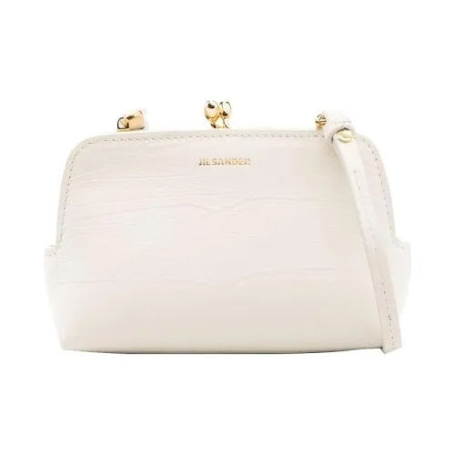 JIL SANDER Goji Телячья кожа Сумка через плечо Женская Белая
