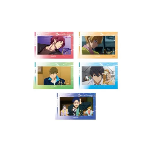 MOUXUYY Шин Рин Макото Татибана And Seven Sora Лазерная Золотая Фольга Фотокарточки