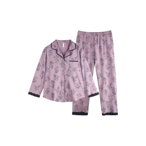 Xuan Liang Pajama Комплект Женский Пюре из таро Фиолетовый
