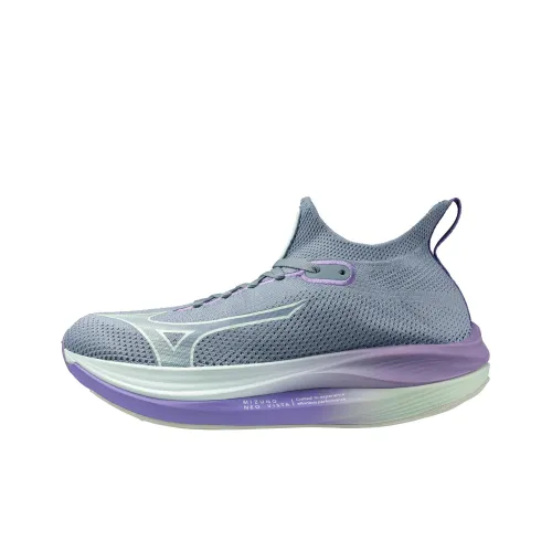 Mizuno Neo Vista Устойчивый к истиранию Низкий Топ Повседневные Беговые Кроссовки Женские Серые