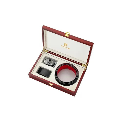 PIERRE CARDIN Ремни из крупнозернистой текстуры коровьей кожи мужской 3,6 см