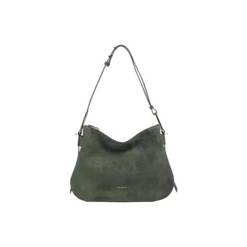 COCCINELLE GRAIN LEATHER Сумка через плечо Женская Темно-зеленая