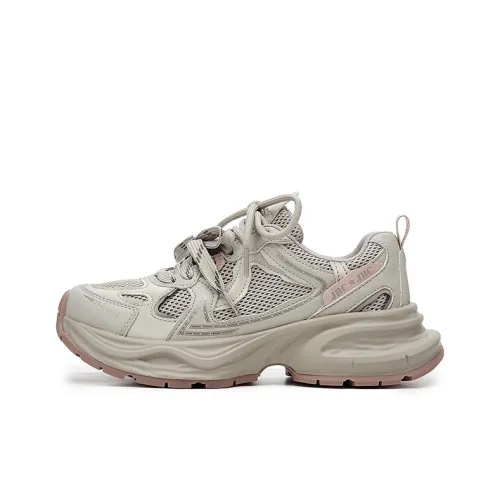 Jin Baichuan Low Топ Толстая подошва Кроссовки Женские