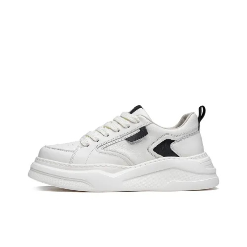 Anthony Miles визуально увеличивает рост Низкие кроссовки для скейтбординга Мужские Белые