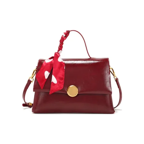 PAYOT Сумка через плечо из микрофибры сумка обычная женская бордового цвета