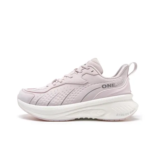 ONEMIX Амортизаторы Shock Slip-resistant Abrasion-resistant Низкий топ Беговые кроссовки Унисекс Розовый