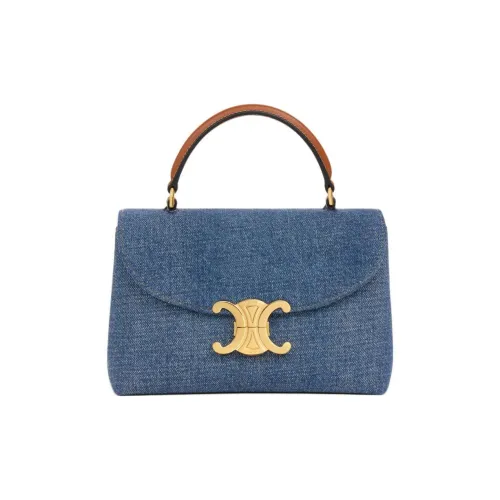 CELINE TEEN NINO Denim Сумка на одно плечо Женская Синяя